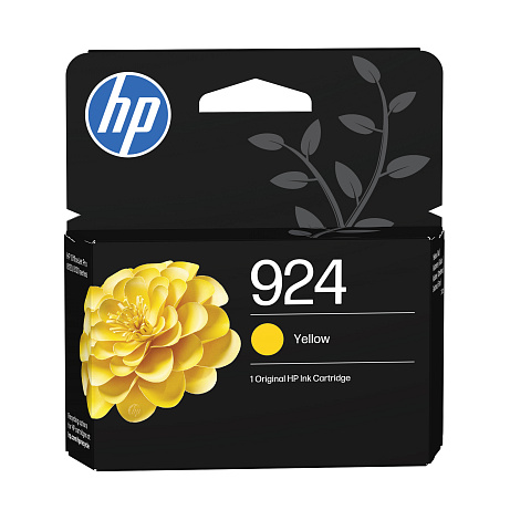 HP 924 Yellow Original Ink Cartridge (400 pages)