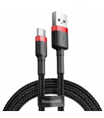 Baseus CATKLF-B91 Cafule Kabel USB-C 3A 1m Red/Black