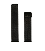 Garett univerzální řemínek 22 mm, černý kovový, typ Mesh