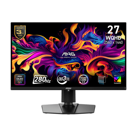 MSI MAG/271QP X28/26,5"/QD-OLED/QHD/280Hz/0,03ms/Černá/3R
