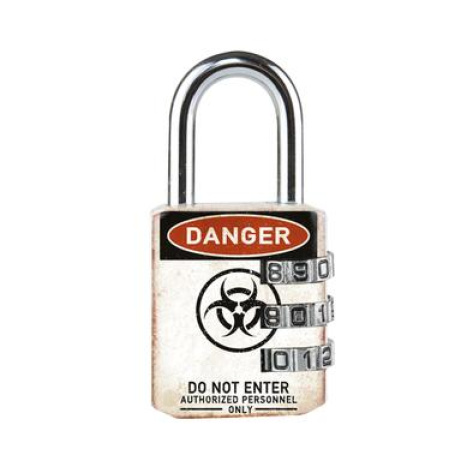 Master Lock Kombinační visací zámek 1509EURDWARN - 30mm