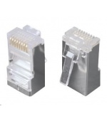 Solarix Konektor RJ45 CAT5E STP 8p8c stíněný neskládaný na licnu / 100 ks KRJ45/5SH