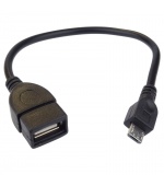 PremiCord USB kab redukce A/fem-MicroUSB/mal20cm