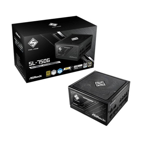ASROCK zdroj SL-750G,750W, 80Plus Gold, 135 mm, ATX 3.1