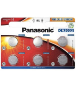 PANASONIC Lithiová baterie (knoflíková) CR-2032EL/6BP 3V (Blistr 6ks)