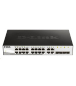 D-Link DGS-1210-20 20-port Gigabit Smart+ Switch, 16x GbE, 4x RJ45/SFP, fanless
