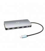 i-tec USB-C Metal Nano 3x Display Docking Station, Power Delivery 100 W