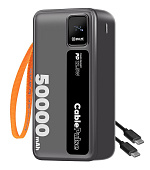 OBAL:ME CablePulse Powerbanka 50000mAh 22,5W Black