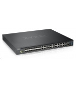 Zyxel XS3800-28 28-port 10GbE L2+ Managed Switch, MultiGig, 16x 10GbE SFP+, 4x 10GbE RJ45, 8x 10G RJ45/SFP+ combo