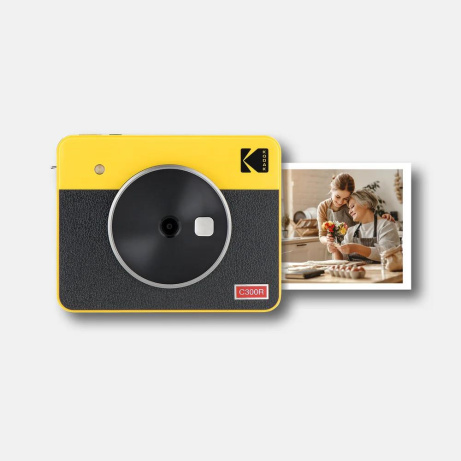 KODAK instantní fotoaparát Mini Shot 3 Retro C300R žlutá