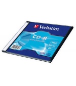 VERBATIM CD-R 700MB, 52 Extra Prot. Slim Box