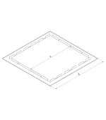 Sada pro zazdění RNA/SNA v.833 RAL9003 hl.lesklá