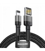 Baseus Cafule (Special Edition) nabíjecí / datový kabel USB na Lightning 2,4A 1m, šedá-černá