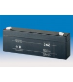 Baterie - CTM CT 12-2,1 (12V/2,1Ah - Faston 187), životnost 5let