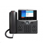 Cisco CP-8851-3PCC-K9=, VoIP telefon, 10line, 2x10/100/1000, 5" displej, Bluetooth, USB, PoE