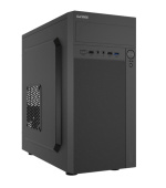 BAZAR - 1stCOOL skříň STEP Premium, micro tower, AU, USB 3.0, USB-C, 1x 120mm + 1x 80mm Fan, černá, poškozený obalb