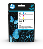 HP 950 Black/951 CMY Original Ink Cartridge 4-Pack (1,000 / 700 / 700 / 700 pages)