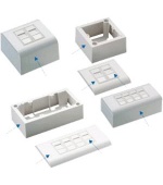 DATACOM UTP 2xRJ45 zásuvka Cat5e (pod i nad omítku)