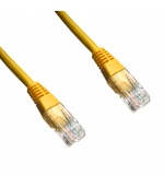 DATACOM patch cord UTP cat5e 1M žlutý
