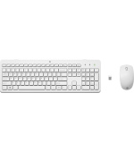 HP 230 klávesnice a myš/bezdrátová/white CZ/SK