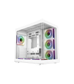 Cooler Master case Elite 600, ATX, Průhledná bočnice, 7x 120mm ARGB Fan, Bílá