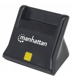 MANHATTAN Čtečka karet / SIM, kontaktní, černá