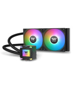 THERMALTAKE Vodní chladič LA240 ARGB, 2x120mm ARGB, LGA1851, AM5, černá