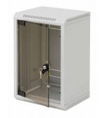 10" rack jednodílný 9U/260 TRITON šedý plech.dveře