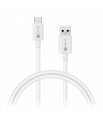 CONNECT IT Wirez USB-C (Type C) -> USB-A, USB 3.1 Gen 1, bílá, 2 m
