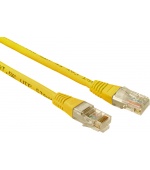 SOLARIX patch kabel CAT5E UTP PVC 0,5m žlutý