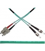 Optický patch kabel duplex SC-ST 50/125 MM 1m OM3