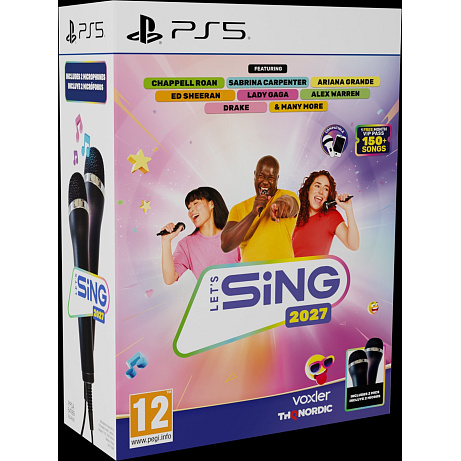PS5 - Let’s Sing 2027 + 2 mikrofony