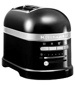 KitchenAid Artisan 5KMT2204EOB toustovač lesklá černá, 2 topinky, auto senzor, 7 stupňů, bagel, rozmrazování