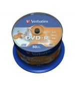 VERBATIM DVD-R(50-Pack)Spindle/Inkjet Printable Wide/16x/4.7GB