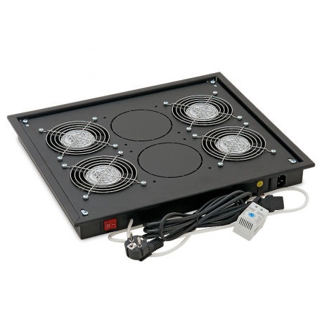 Vent.j. horní(spodní) 4x ventilátor 220V/92W Černá