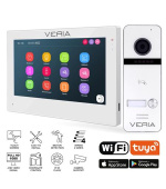 Veria SET Videotelefon 3001-W (Wi-Fi) bílý + vstupní stanice 301