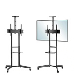 Tv stojan s policemi Fiber Mounts Lutar-2