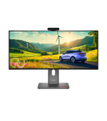 LENOVO LCD P34WD-40+MC60 - 34'' ECO-IPS,21:9,3440x1440,120Hz,350cd,2000:1,4ms,repro,2xHDMI,DP,DC,USB-C(140W PD),RJ45