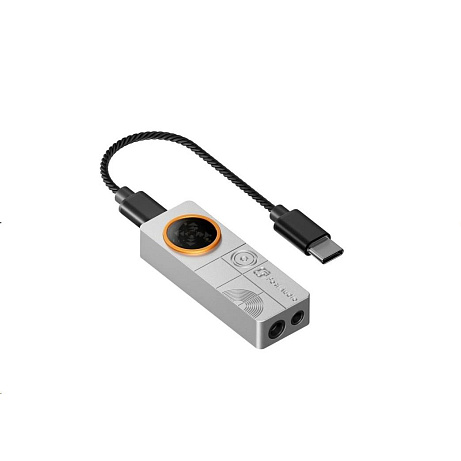 Fosi Audio DS3 přenosný sluchátkový DAC stříbrný