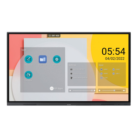 75" LED SHARP PN-L752B,3840x2160,16/7,400cd,touch