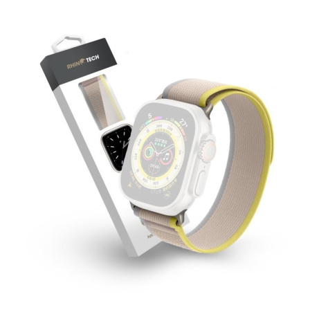 RhinoTech řemínek Ultra Wild Trail pro Apple Watch 38/40/41mm žlutá/béžová