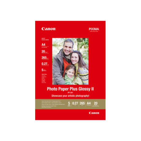 Canon PP-201, A4 fotopapír lesklý, 20ks, 275g/m