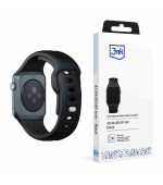 3mk řemínek Watch Strap pro Apple 42/44/45/49 mm Black