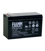 Baterie - Fiamm FG20722 (12V/7,2Ah - Faston 250), životnost 5let