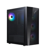 ADATA XPG case LANDER 500 Mid-Tower, bez zdroje, 4x 120mm ARGB Fan, Černá