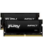 Kingston FURY Impact/SO-DIMM DDR4/32GB/3200MHz/CL20/2x16GB/Black