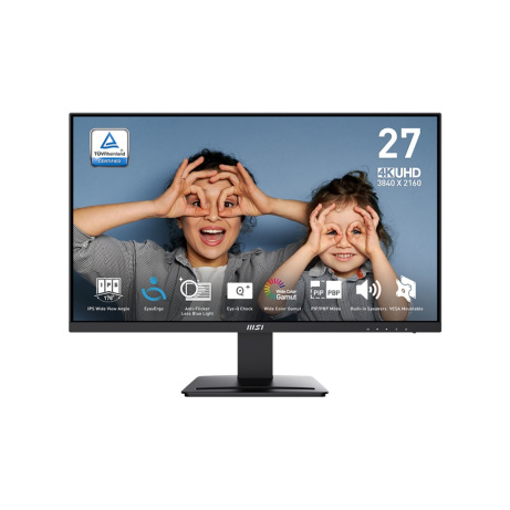 MSI Pro/MP273U/27"/IPS/4K UHD/60Hz/4ms/Černá/3R