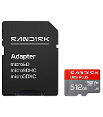 Sandisk Ultra PLUS micro SDXC karta 512GB UHS-I, V10, U1, C10, (200MB/s)