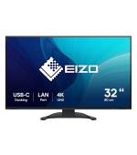 EIZO MT 31,5" EV3240X-BK FlexScan, IPS, 3840x2160, 350nit, 2000:1, 5ms, USB-C, DisplayPort, USB, HDMI, KVM, Repro, Černý