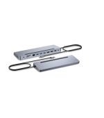 i-tec USB-C Metal Ergonomic 3x 4K Display Docking Station, Power Delivery 100 W